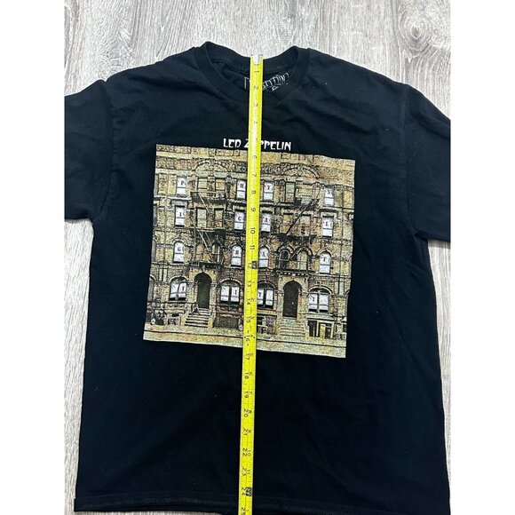 Led Zeppelin T-Shirt Men's Size Medium Crew Neck Graphic Pullover Black - Picture 6 of 8